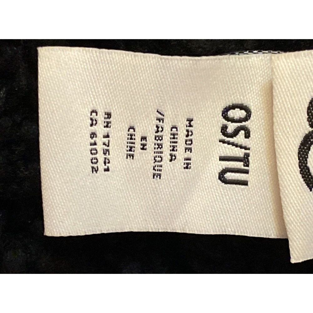 UGG Cable Knit Beanie In Black Womens One Size NWT - Picture 5 of 8